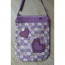 Малка Чантичка "Сърца"  виолет